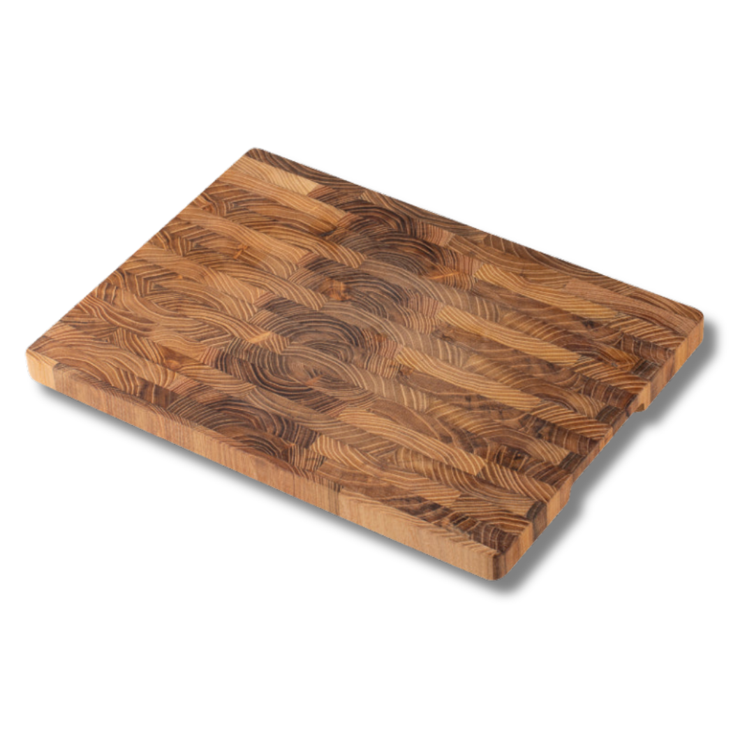 Meat Monitor Large Natural TEAK 42cm Anti Bacterial Chopping / Cutting Board