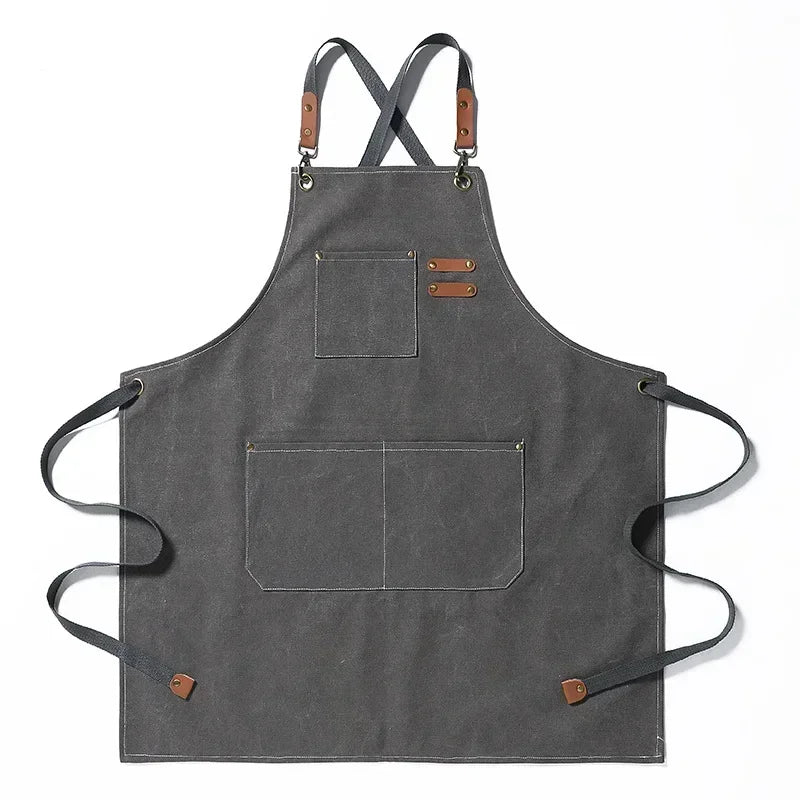 Meat Monitor Heavy Duty Oil Proof Canvas BBQ Apron