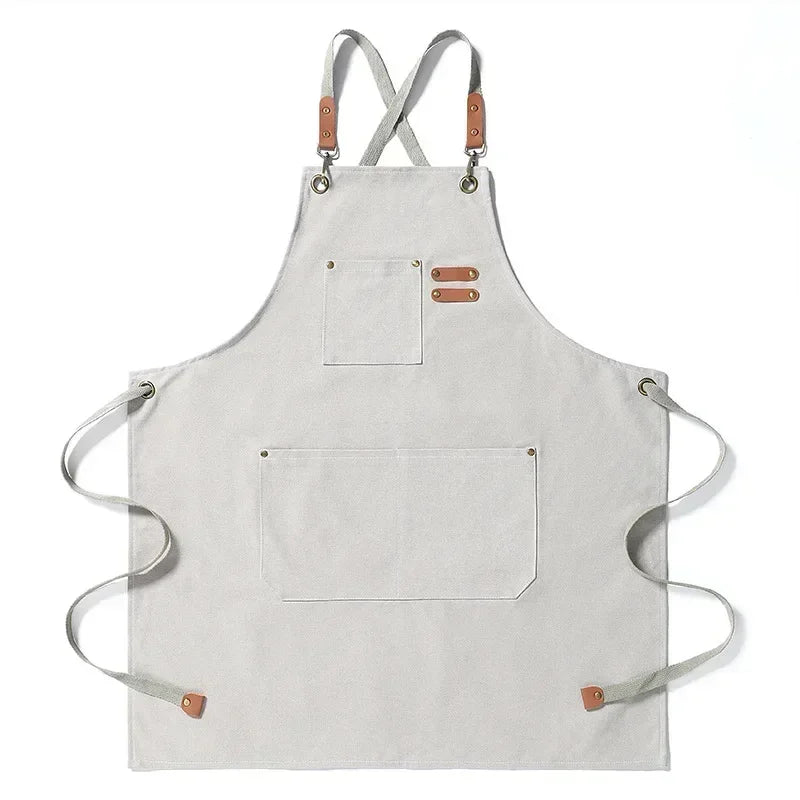 Meat Monitor Heavy Duty Oil Proof Canvas BBQ Apron