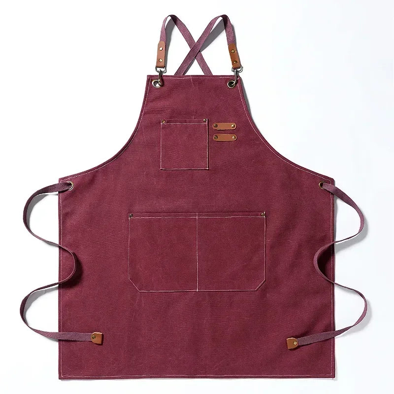 Meat Monitor Heavy Duty Oil Proof Canvas BBQ Apron