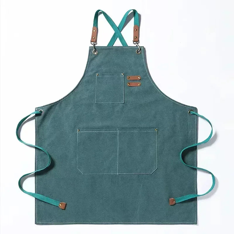 Meat Monitor Heavy Duty Oil Proof Canvas BBQ Apron