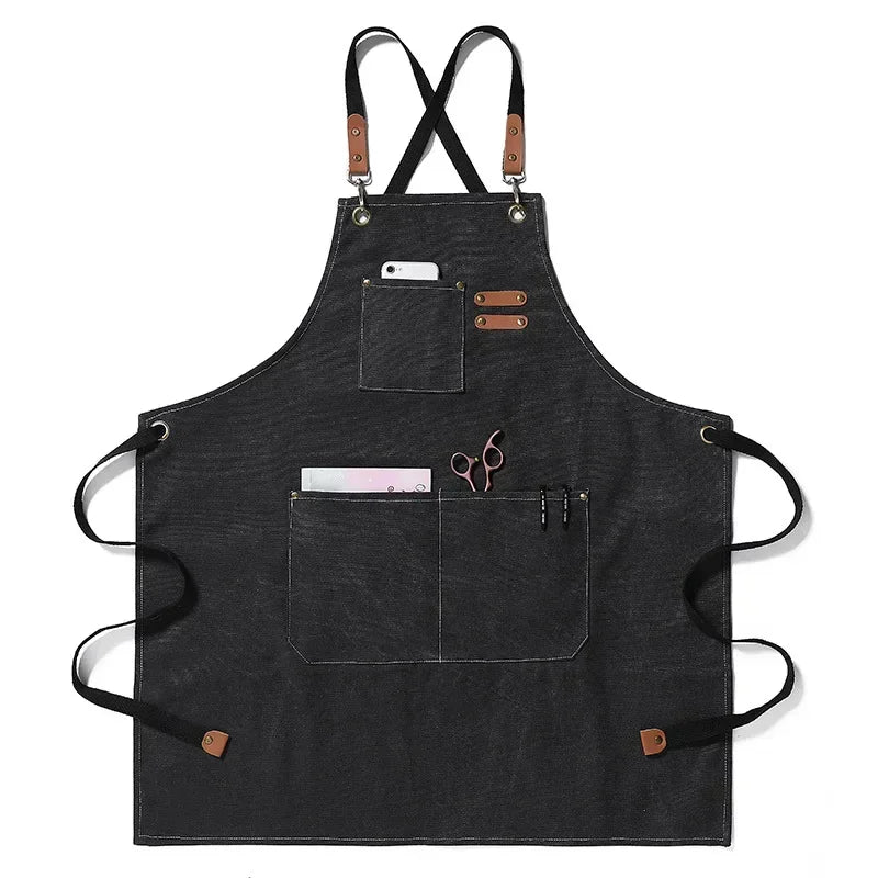 Meat Monitor Heavy Duty Oil Proof Canvas BBQ Apron